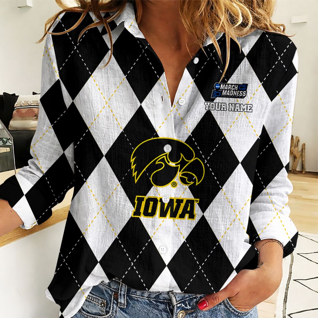 VIRAL EDITION - NEW CUSTOMIZED | NCAA MAM16 IWH IW HAWKEYES WOMEN CASUAL SHIRT FOR FAN