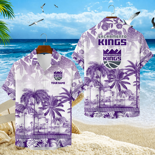 ELITE EDITION - NEW CUSTOMIZED SKI SACRAMENTO KINGS UNISEX HAWAIIAN SHIRT - NBA16