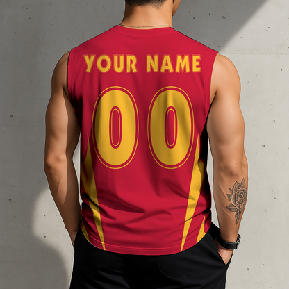 VIRAL EDITION - NEW CUSTOMIZED AHA ATLANTA HAWKS MEN'S GYM SHIRT - NBA17