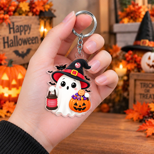 LIMITED DROP - NEW CUSTOMIZED NBA17 AHA ATLANTA HAWKS HALLOWEEN ACRYLIC KEYCHAIN