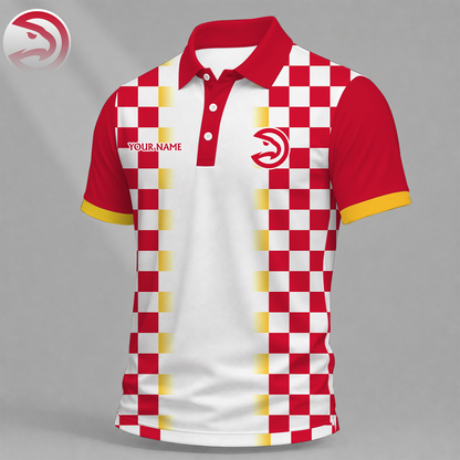 FINAL SALE - NEW CUSTOMIZED NBA17 AHA ATLANTA HAWKS T-SHIRT, POLO SHIRT, ZIP POLO SHIRT, SWEATSHIRT, HOODIE & ZIP HOODIE
