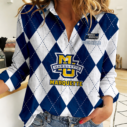 VIRAL EDITION - NEW CUSTOMIZED | NCAA MAM17 MGE MA GOLDEN EAGLES WOMEN CASUAL SHIRT FOR FAN