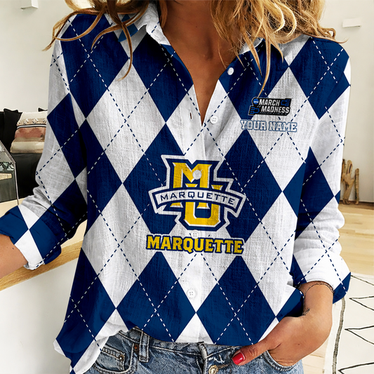 VIRAL EDITION - NEW CUSTOMIZED | NCAA MAM17 MGE MA GOLDEN EAGLES WOMEN CASUAL SHIRT FOR FAN