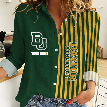 HOT DEAL - NEW CUSTOMIZED BAB BA BEARS WOMEN CASUAL SHIRT FOR FAN | NCAA MAM18