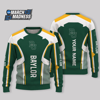 HOT DEAL - NEW CUSTOMIZED NCAA MAM18 BAB BAYLOR BEARS UGLY SWEATER