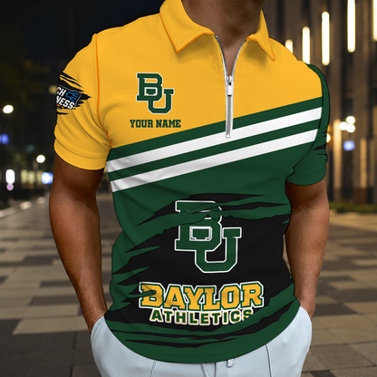 VIRAL EDITION - NEW CUSTOMIZED NCAA MAM18 BAB BAYLOR BEARS T-SHIRT, POLO SHIRT, ZIP POLO SHIRT, SWEATSHIRT, HOODIE & ZIP HOODIE