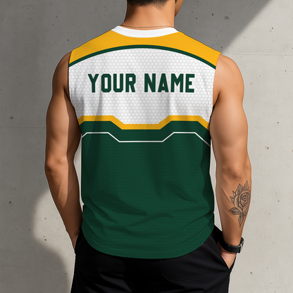 HOT DEAL - NEW CUSTOMIZED NCAA MAM18 BAB BAYLOR BEARS MEN'S GYM SHIRT