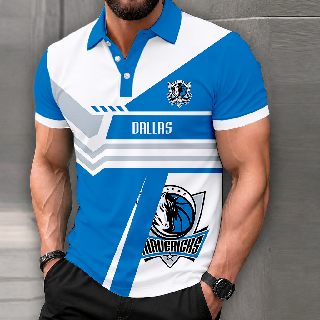 LIMITED DROP - NEW CUSTOMIZED NBA18 DMA DALLAS MAVERICKS POLO SHIRT, ZIP POLO SHIRT & T-SHIRTS