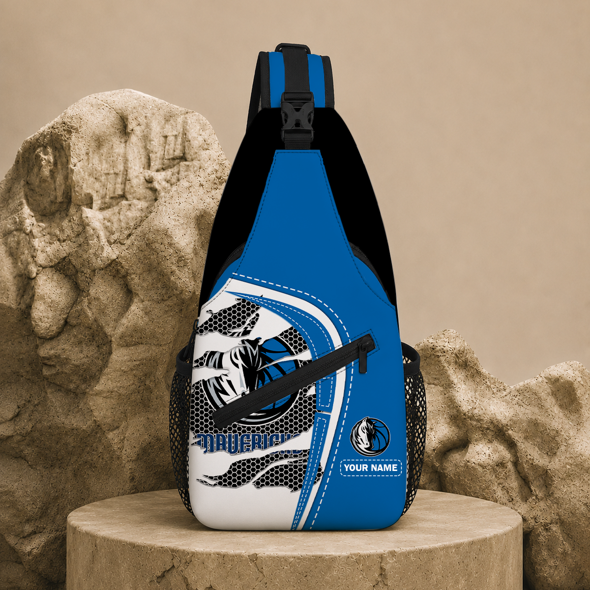 HOT DEAL - NEW CUSTOMIZED DMA DALLAS MAVERICKS SLING BAG - NBA18