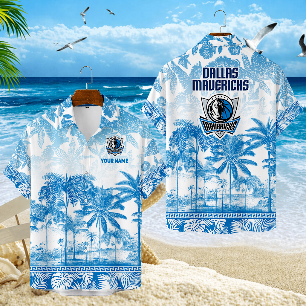 ELITE EDITION - NEW CUSTOMIZED DMA DALLAS MAVERICKS UNISEX HAWAIIAN SHIRT - NBA18