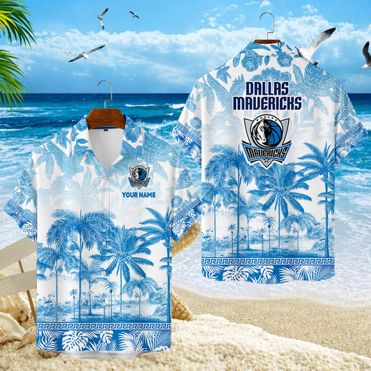 ELITE EDITION - NEW CUSTOMIZED DMA DALLAS MAVERICKS UNISEX HAWAIIAN SHIRT - NBA18