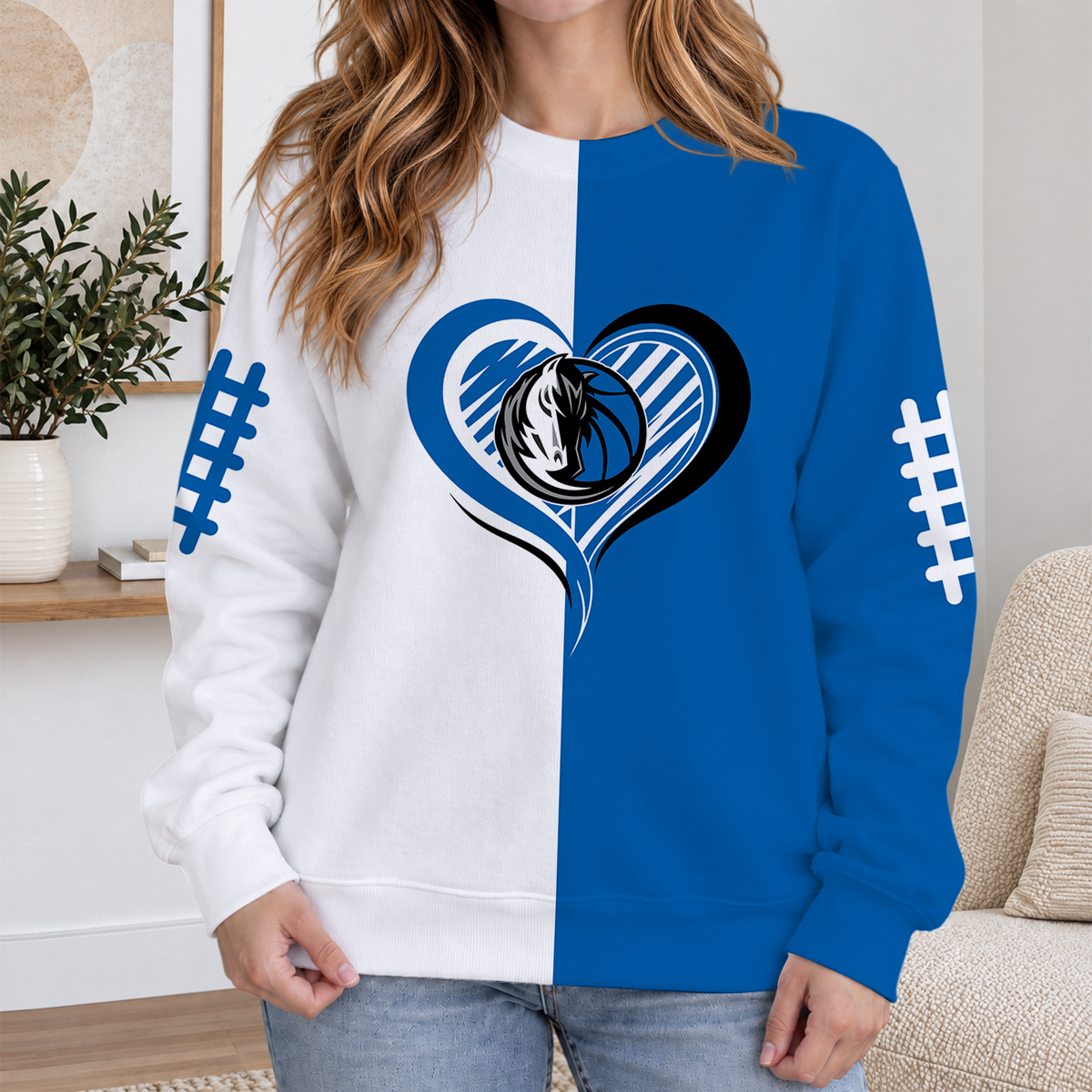 ELITE EDITION - NEW CUSTOMIZED DMA DALLAS MAVERICKS RIBBED HOODIE & SWEATSHIRT - NBA18