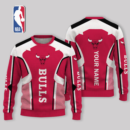 VIRAL EDITION - NEW CUSTOMIZED CBU CHICAGO BULLS UGLY SWEATER - NBA19