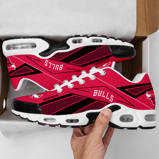 VIRAL EDITION - NEW CUSTOMIZED NBA19 CBU CHICAGO BULLS AIR MAX PLUS SNEAKERS