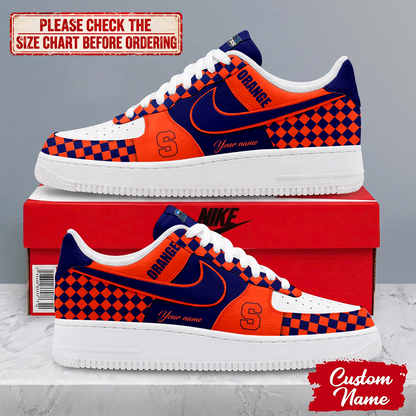 MEGA SALE - NEW CUSTOMIZED NCAA MAM19 SYO SYRACUSE ORANGE AF1 SHOES