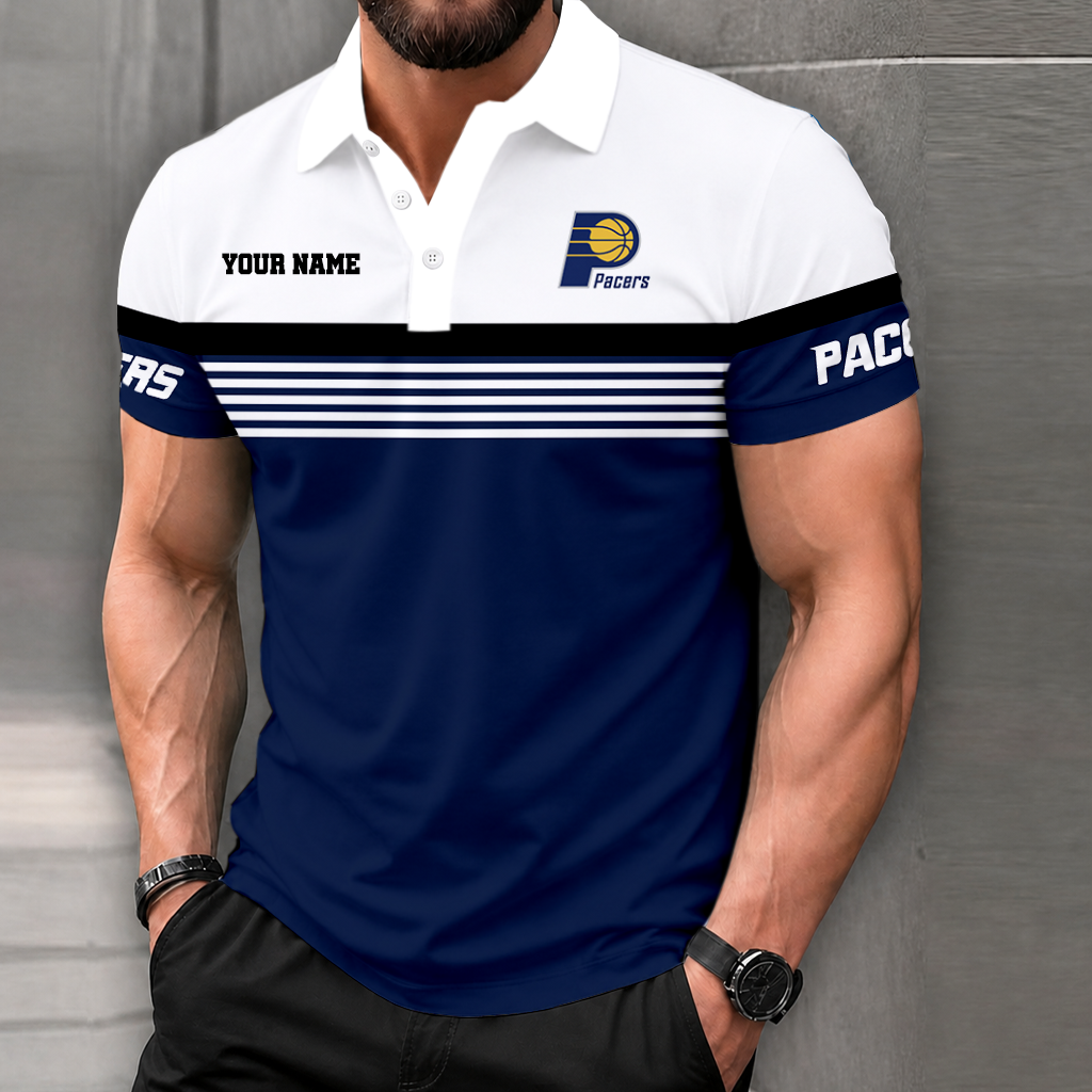VIRAL EDITION - NEW CUSTOMIZED NBA06 IPA INDIANA PACERS POLO SHIRT