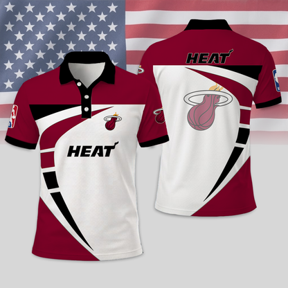 VIRAL EDITION - NEW CUSTOMIZED NBA20 MHE MIAMI HEAT T-SHIRT, POLO SHIRT, ZIP POLO SHIRT, SWEATSHIRT, HOODIE & ZIP HOODIE