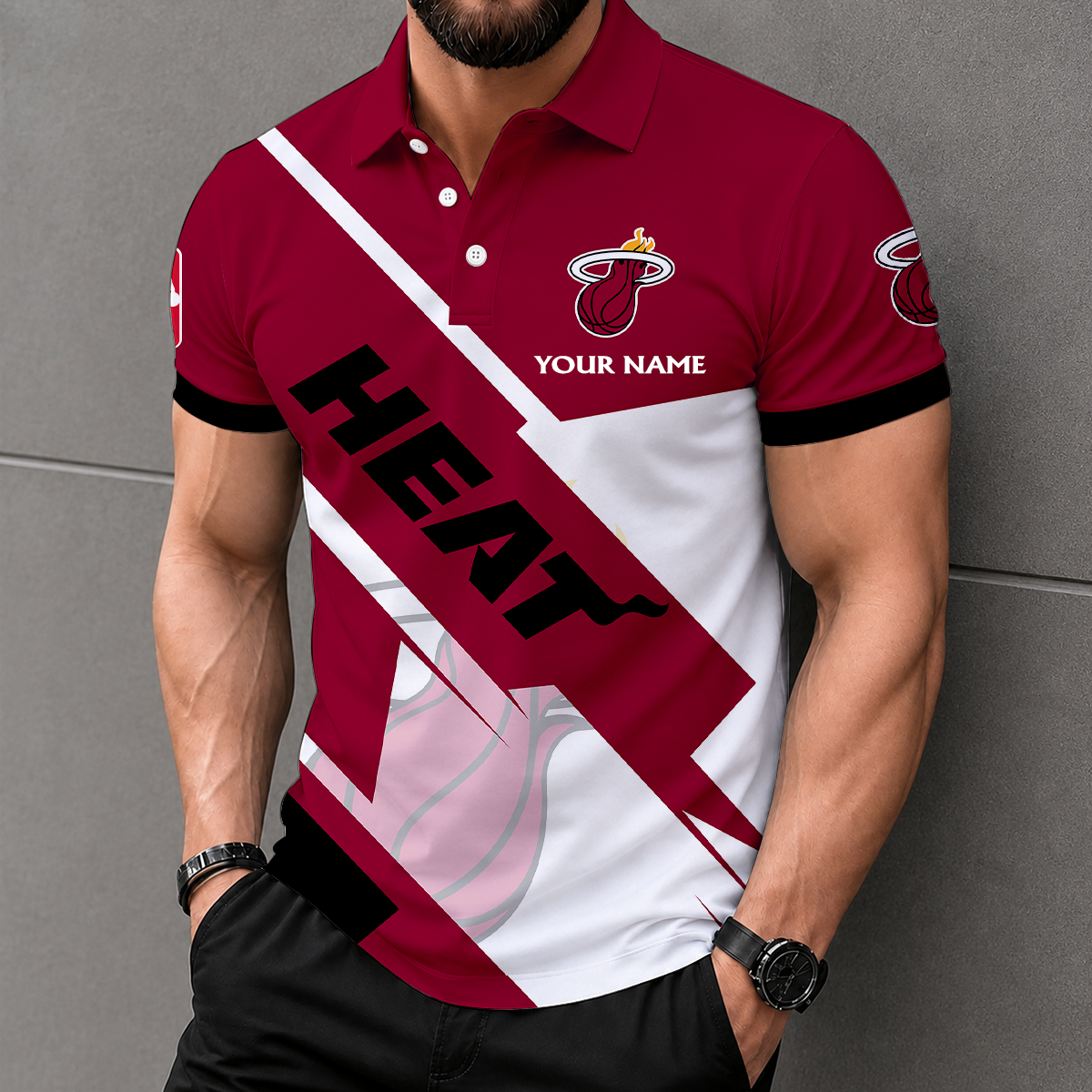 VIRAL EDITION - NEW CUSTOMIZED NBA20 MHE MIAMI HEAT T-SHIRT, POLO SHIRT, ZIP POLO SHIRT, SWEATSHIRT, HOODIE & ZIP HOODIE