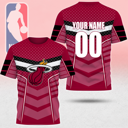 HOT DEAL - NEW CUSTOMIZED NBA20 MHE MIAMI HEAT T-SHIRT, POLO SHIRT, ZIP POLO SHIRT, SWEATSHIRT, HOODIE & ZIP HOODIE