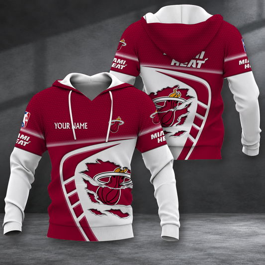 EXCLUSIVE EDITION - NEW CUSTOMIZED NBA20 MHE MIAMI HEAT T-SHIRT, POLO SHIRT, ZIP POLO SHIRT, SWEATSHIRT, HOODIE & ZIP HOODIE