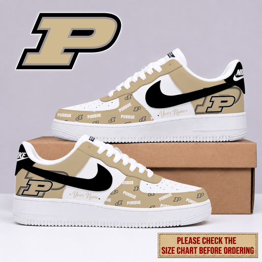 MEGA SALE - NEW CUSTOMIZED PUB PURDUE BOILERMAKERS AF1 SHOES - NCAA MAM20