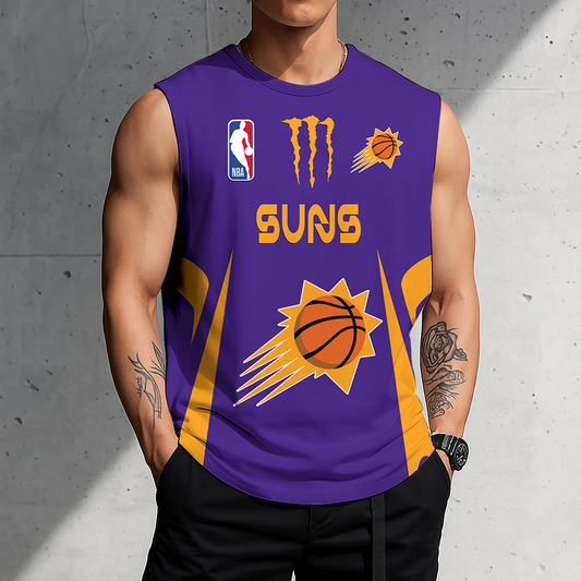 VIRAL EDITION - NEW CUSTOMIZED PSU PHOENIX SUNS MEN'S GYM SHIRT - NBA21