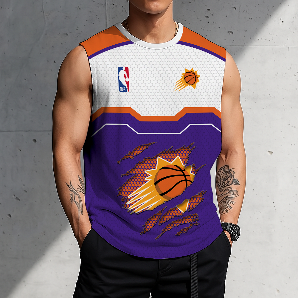 [LIMITED EDITION] NEW CUSTOMIZED NBA21 PSU PHOENIX SUNS MEN'S TANK TOP