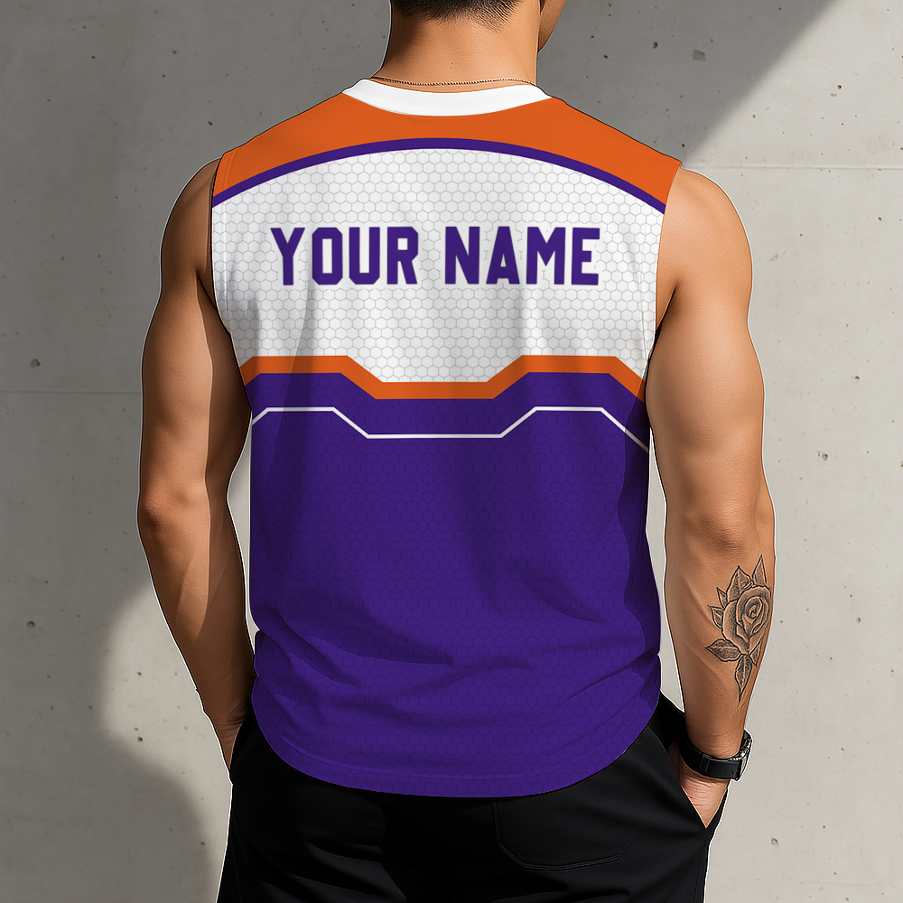 [LIMITED EDITION] NEW CUSTOMIZED NBA21 PSU PHOENIX SUNS MEN'S TANK TOP