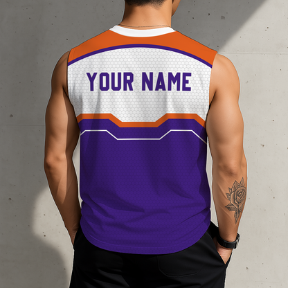 [LIMITED EDITION] NEW CUSTOMIZED NBA21 PSU PHOENIX SUNS MEN'S TANK TOP