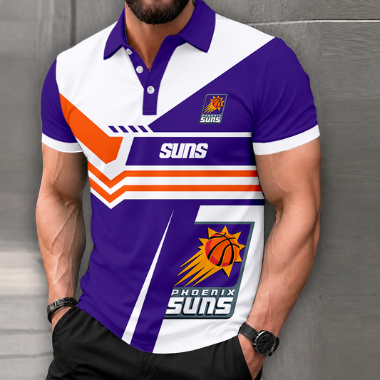 LIMITED DROP - NEW CUSTOMIZED NBA21 PSU PHOENIX SUNS POLO SHIRT, ZIP POLO SHIRT & T-SHIRTS