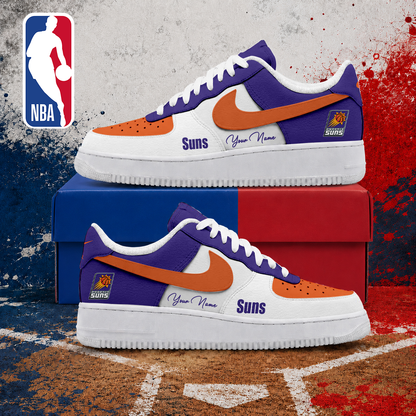 VIRAL EDITION - NEW CUSTOMIZED NBA21 PSU PHOENIX SUNS AF1 SNEAKERS