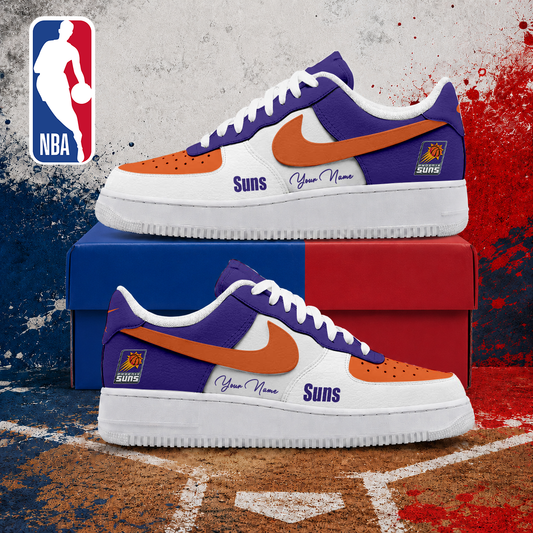 VIRAL EDITION - NEW CUSTOMIZED NBA21 PSU PHOENIX SUNS AF1 SNEAKERS
