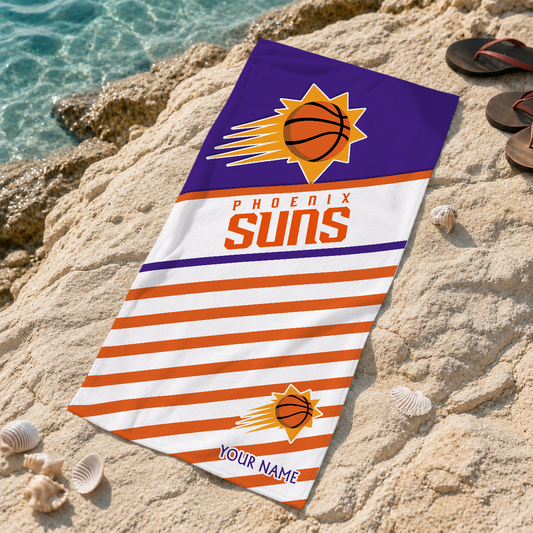 ELITE EDITION - NEW CUSTOMIZED PSU PHOENIX SUNS BEACH TOWEL FOR FAN - NBA21