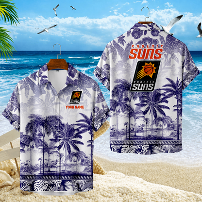 ELITE EDITION - NEW CUSTOMIZED PSU PHOENIX SUNS UNISEX HAWAIIAN SHIRT - NBA21