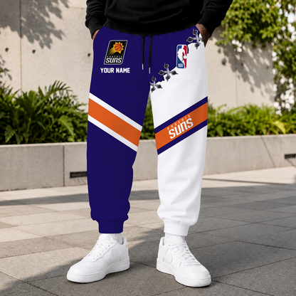 LIMITED EDITION - NEW CUSTOMIZED NBA21 PSU PHOENIX SUNS SWEATPANTS
