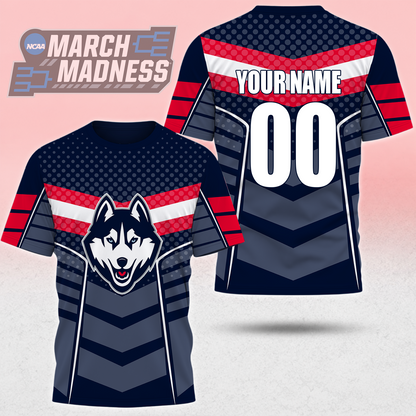 LIMITED EDITION - NEW CUSTOMIZED NCAA MAM21 UCH UCONN HUSKIES T-SHIRT, POLO SHIRT, ZIP POLO SHIRT, SWEATSHIRT, HOODIE & ZIP HOODIE