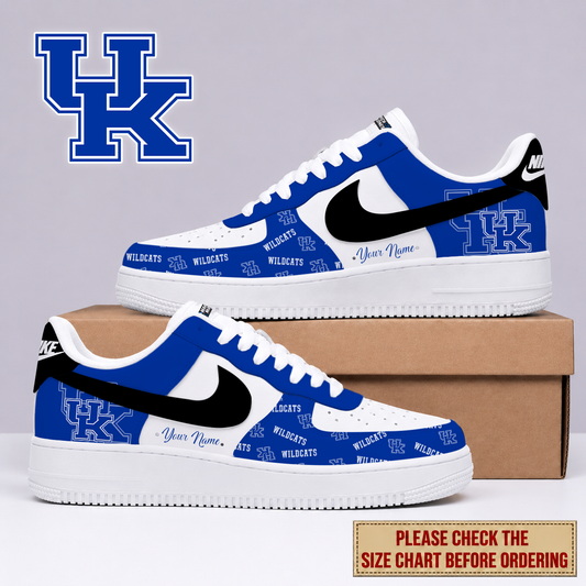 MEGA SALE - NEW CUSTOMIZED KEW KENTUCKY WILDCATS AF1 SHOES - NCAA MAM22