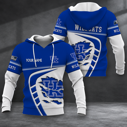 FINAL SALE - NEW CUSTOMIZED NCAA MAM22 KEW KENTUCKY WILDCATS T-SHIRT, POLO SHIRT, ZIP POLO SHIRT, SWEATSHIRT, HOODIE & ZIP HOODIE