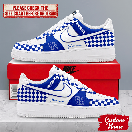 MEGA SALE - NEW CUSTOMIZED NCAA MAM22 KEW KENTUCKY WILDCATS AF1 SHOES