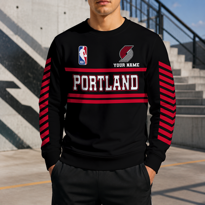 LIMITED EDITION - NEW CUSTOMIZED NBA22 PTB PORTLAND TRAIL BLAZERS UNISEX SWEATSHIRT