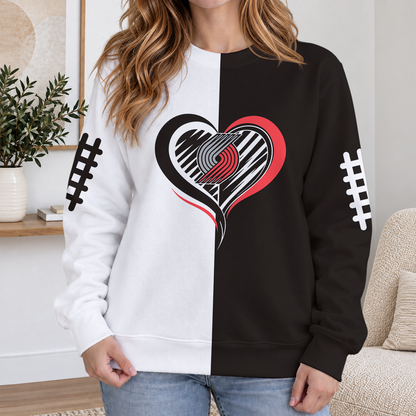ELITE EDITION - NEW CUSTOMIZED PTB PORTLAND TRAIL BLAZERS RIBBED HOODIE & SWEATSHIRT - NBA22