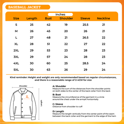 LIMITED EDITION UNISEX BASEBALL JACKET – URBAN STREET STYLE 01