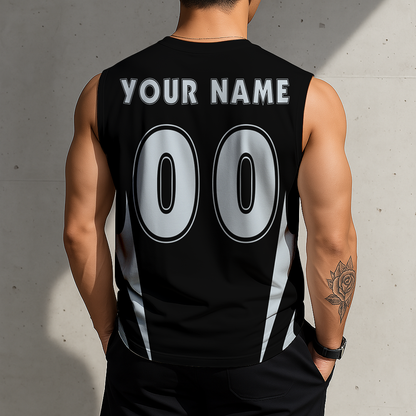 VIRAL EDITION - NEW CUSTOMIZED SAS SAN ANTONIO SPURS MEN'S GYM SHIRT - NBA23