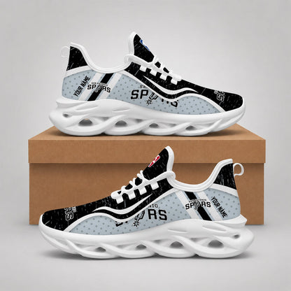 EXCLUSIVE EDITION - NEW CUSTOMIZED NBA23 SAS SAN ANTONIO SPURS MAX SOUL SHOES