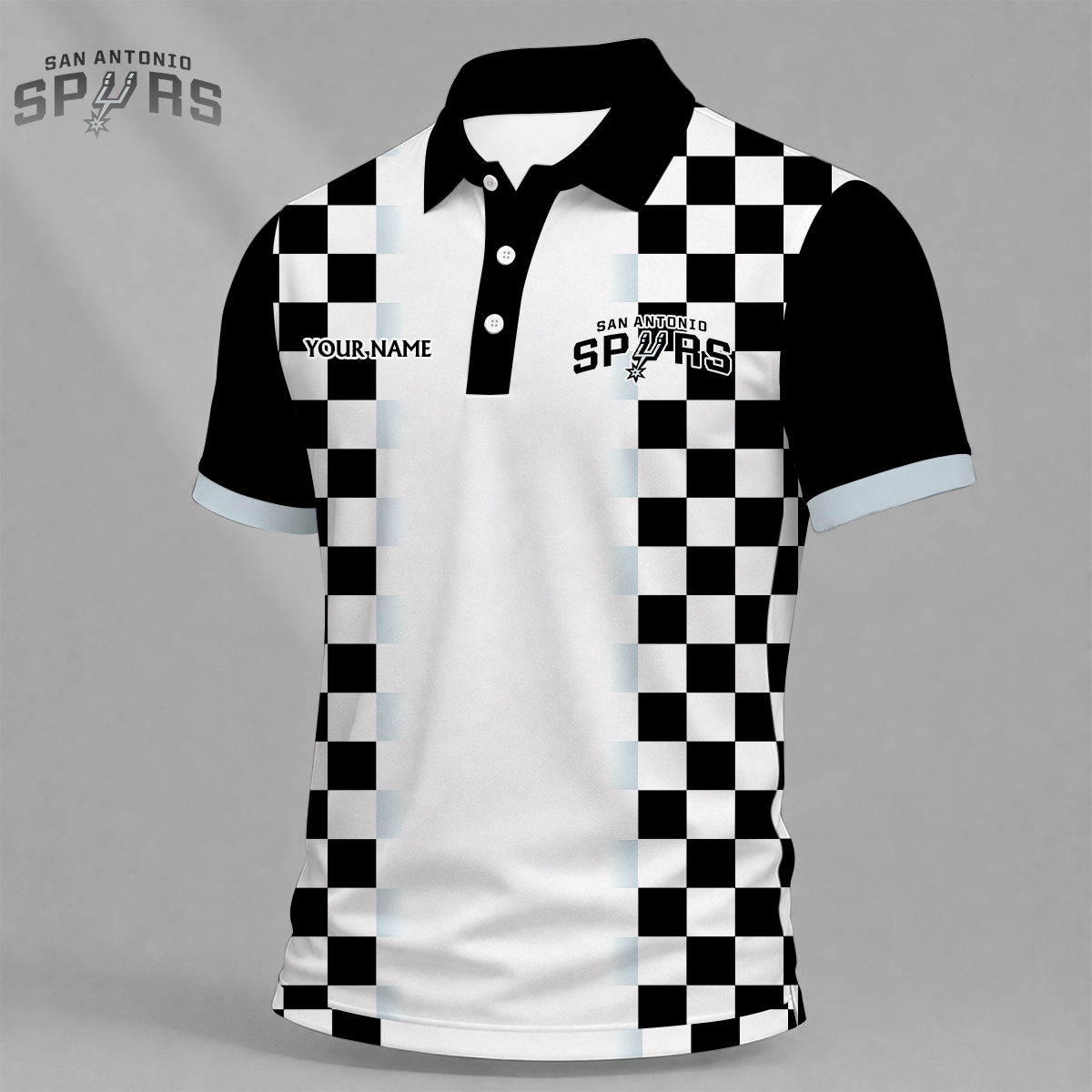 FINAL SALE - NEW CUSTOMIZED NBA23 SAS SAN ANTONIO SPURS T-SHIRT, POLO SHIRT, ZIP POLO SHIRT, SWEATSHIRT, HOODIE & ZIP HOODIE
