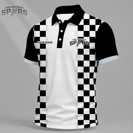 FINAL SALE - NEW CUSTOMIZED NBA23 SAS SAN ANTONIO SPURS T-SHIRT, POLO SHIRT, ZIP POLO SHIRT, SWEATSHIRT, HOODIE & ZIP HOODIE