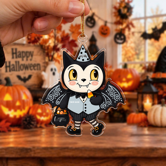 EXCLUSIVE  EDITION - NEW CUSTOMIZED NBA23 SAS SAN ANTONIO SPURS HALLOWEEN ACRYLIC ORNAMENT