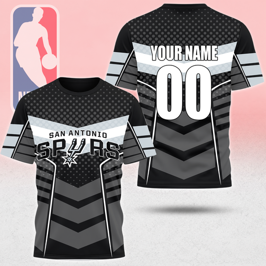 HOT DEAL - NEW CUSTOMIZED NBA23 SAS SAN ANTONIO SPURS T-SHIRT, POLO SHIRT, ZIP POLO SHIRT, SWEATSHIRT, HOODIE & ZIP HOODIE