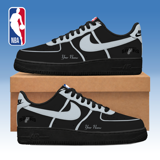 LIMITED DROP - NEW CUSTOMIZED SAS SAN ANTONIO SPURS AF1 SNEAKERS - NBA23