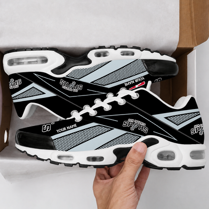 VIRAL EDITION - NEW CUSTOMIZED NBA23 SAS SAN ANTONIO SPURS AIR MAX PLUS SNEAKERS